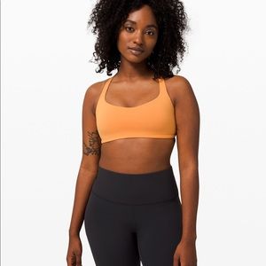 Lululemon FREE TO BE BRA WILD Bra in Monarch Orange size 4